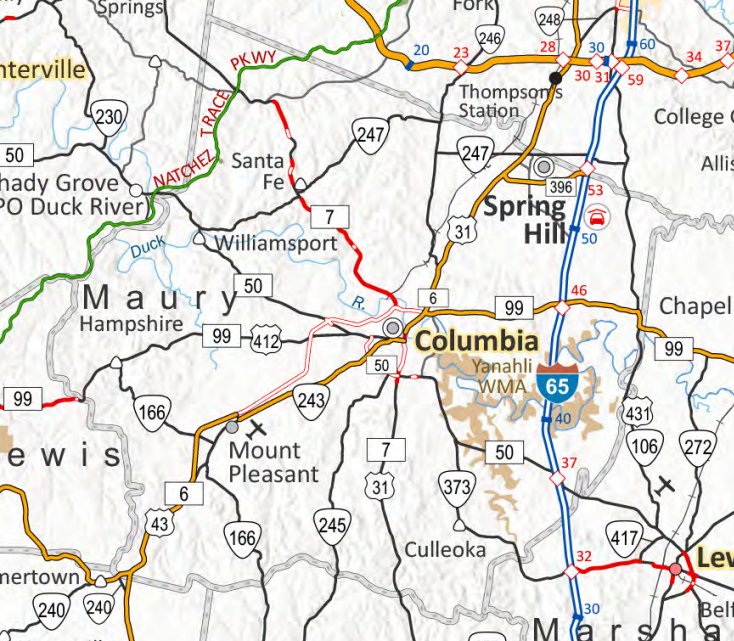 Maury County, Tennessee - Maurypedia